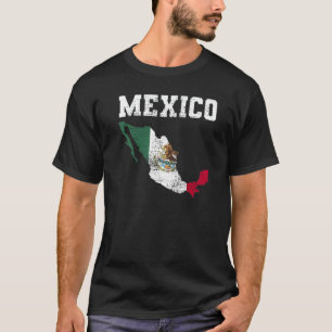 Mexico Vintage Mexican Flag Mexican Pride Premium T-Shirt