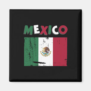 Mexico Vintage Mexican Flag Pride Hat Jersey 1 Magnet