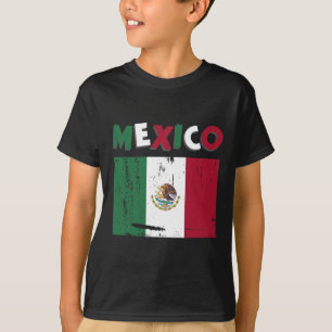 Mexico Vintage Mexican Flag Pride Hat Jersey 1 T-Shirt