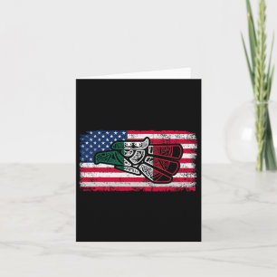 Mexico Vintage Mexican Flag Pride Hecho En Mexico  Card