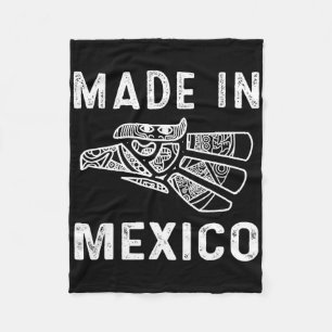 Mexico Vintage Mexican Flag Pride Hecho En Mexico Fleece Blanket