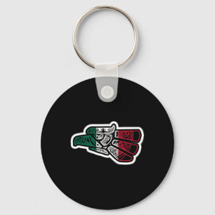 Mexico Vintage Mexican Flag Pride Hecho En Mexico Key Ring