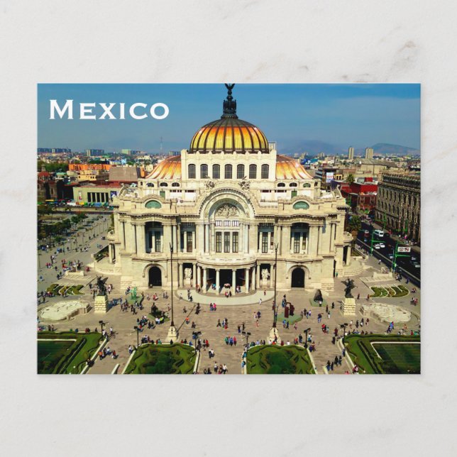 Mexico Vintage Tourism Travel Add Postcard (Front)