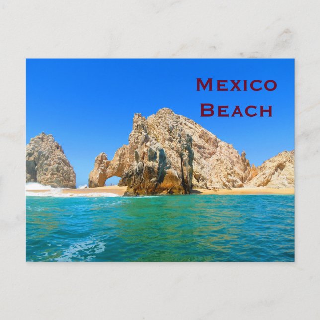 Mexico Vintage Tourism Travel Add Postcard (Front)