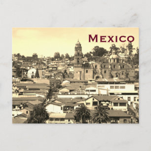 Mexico Vintage Tourism Travel Add Postcard