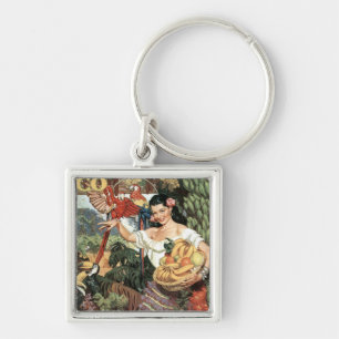 Mexico vintage travel key chain