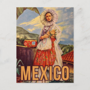 Mexico vintage travel postcard