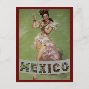 Mexico Vintage Travel Postcard