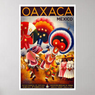 "Mexico" Vintage Travel Poster