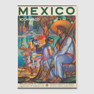 Mexico, vintage travel poster,