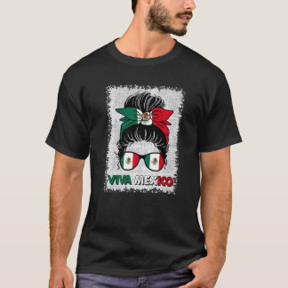 Mexico Viva Mexico Pride Mexican Flag T-Shirt