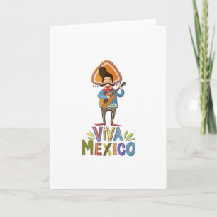 Mexico - Viva Mexico Singer - light Card