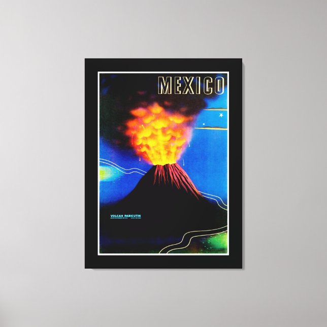 Mexico ~ Volcan Paricutin Canvas Print (Front)