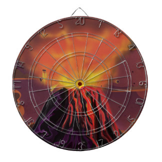 Mexico Volcano Dartboard