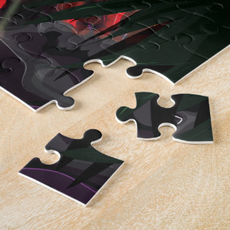 Mexico Volcano Travel Poster Jigsaw Puzzle