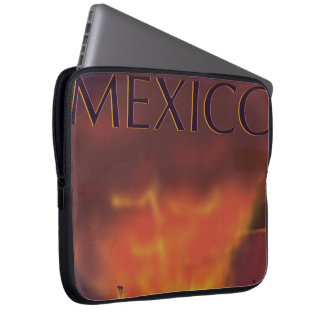 Mexico Volcano Travel Poster Laptop Sleeve
