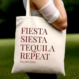 Mexico Wedding Welcome Bachelorette Destination Tote Bag