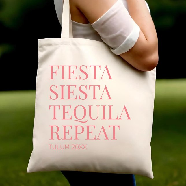 Mexico Wedding Welcome Fiesta Beach Bachelorette Tote Bag (Creator Uploaded)