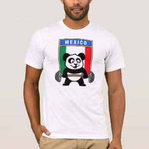 Mexico Weightlifting Panda T-Shirt