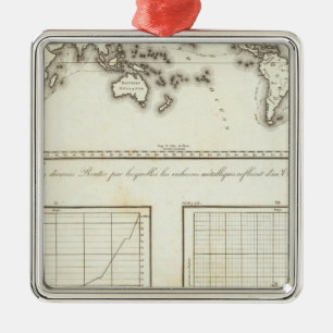 Mexico World One world map Metal Tree Decoration