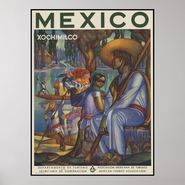 Mexico Xochimilco Poster (Front)