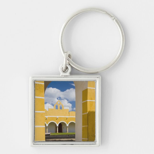 Mexico, Yucatan, Izamal. The Franciscan Convent 2 Key Ring (Front)