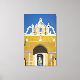 Mexico, Yucatan, Izamal. The Franciscan Convent Canvas Print