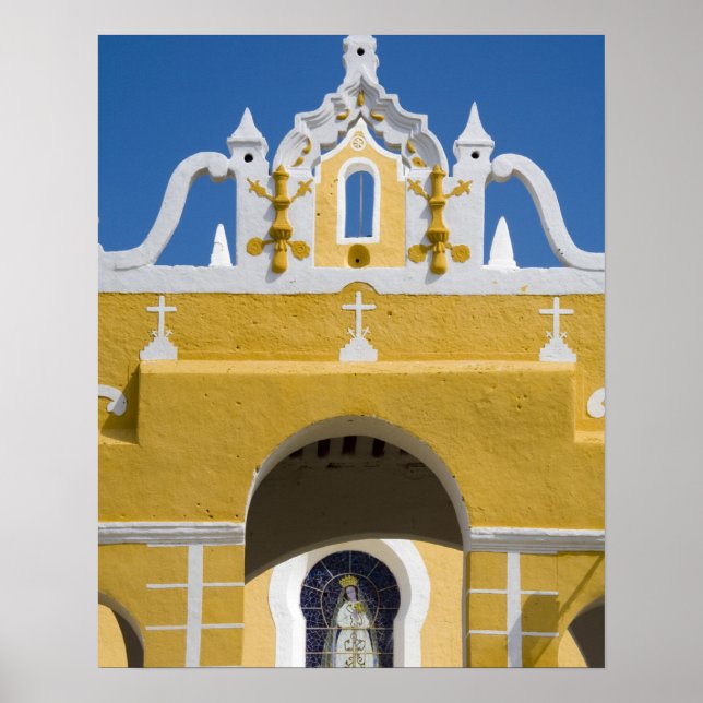 Mexico, Yucatan, Izamal. The Franciscan Convent Poster (Front)