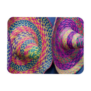 Mexico, Yucatan, Merida, traditional woven Magnet