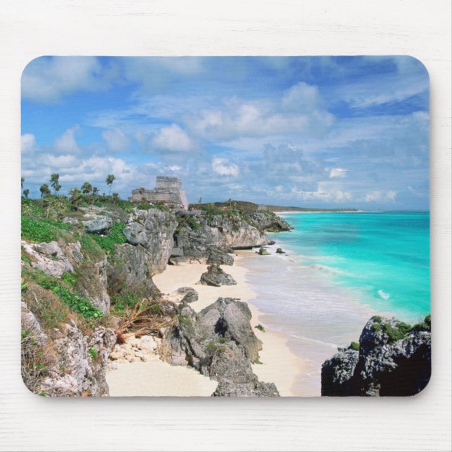Mexico, Yucatan, Peninsula, Ruins Of Tulum, Mayan Mouse Mat (Front)