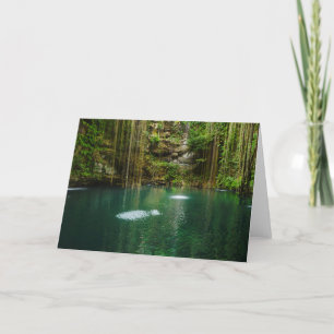 Mexico, Yucatan, Scenic Lake Card