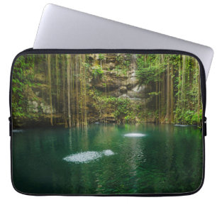 Mexico, Yucatan, Scenic Lake Laptop Sleeve