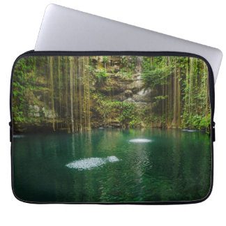 Mexico, Yucatan, Scenic Lake Laptop Sleeve