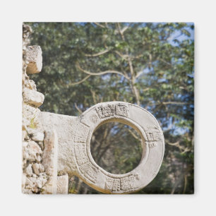 Mexico, Yucatan, Uxmal. Uxmal, a large Magnet