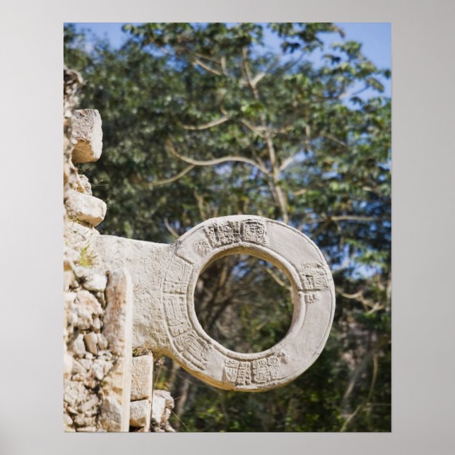 Mexico, Yucatan, Uxmal. Uxmal, a large Poster (Front)