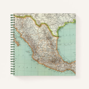 Mexique - Map of Mexico Notebook
