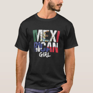 MexiRican Puerto Rican Mexican Women Girl Puerto R T-Shirt