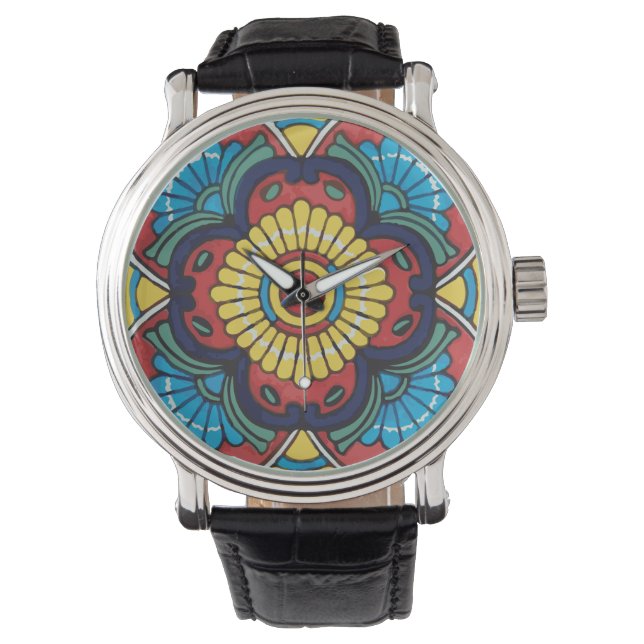 mexred talavera tile watch (Front)