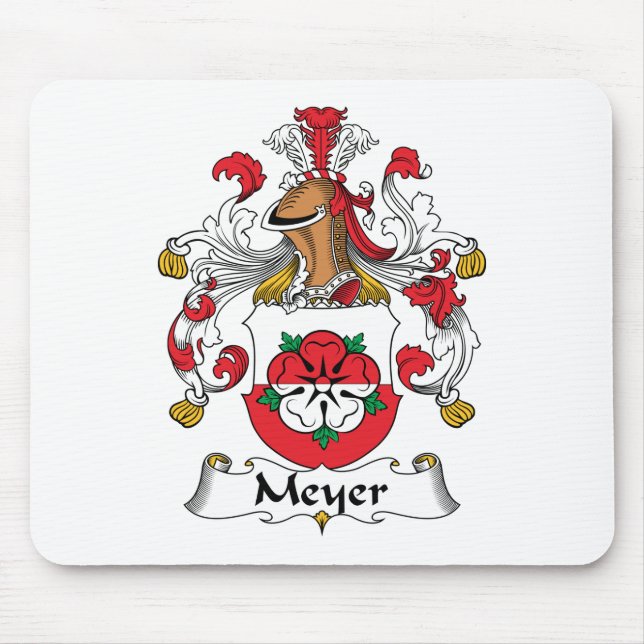 Meyer Family Crest Mouse Mat (Front)