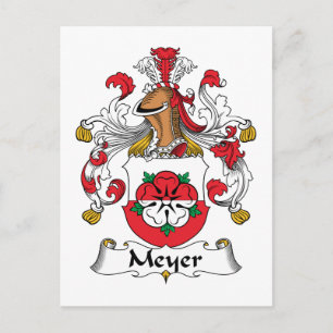 Meyer Family Crest Postcard