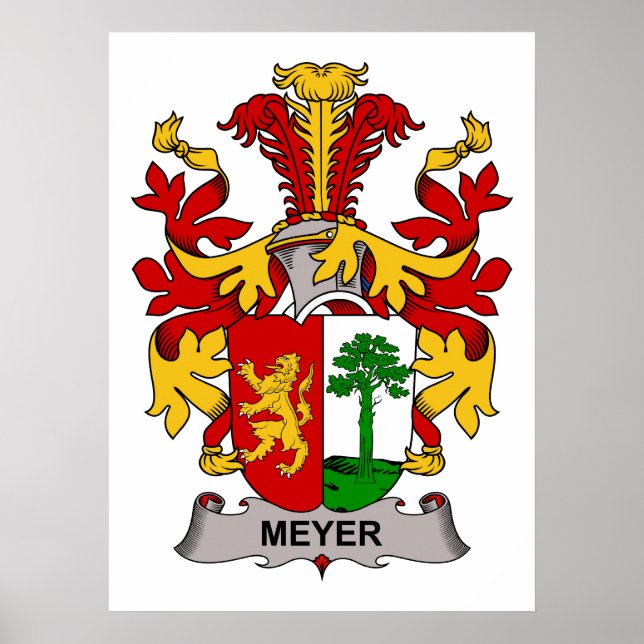 Meyer Family Crest Poster (Front)