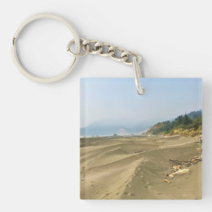 Meyers Beach North, Gold Beach, Oregon Key Ring