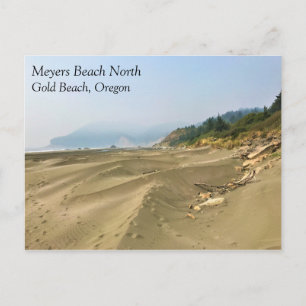 Meyers Beach North, Gold Beach, Oregon Postcard