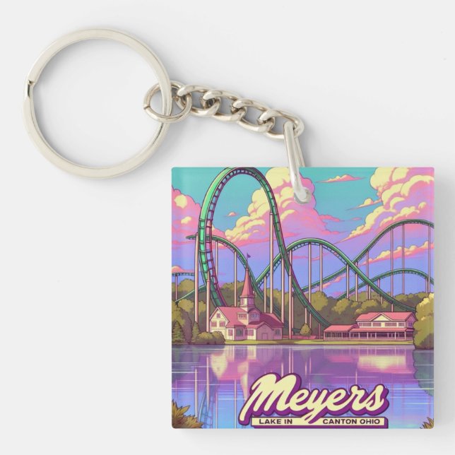 Meyers lake amusement park key ring (Front)