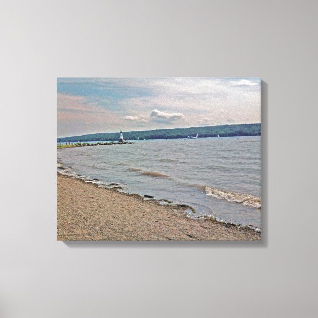 MEYERS LAKE, LANSING NEW YORK canvas (Front)