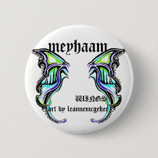 meyhaam, art by leannemcg... 6 cm round badge