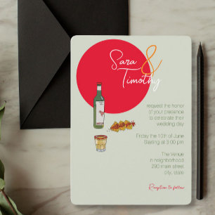 Mezcal Wedding Suite Invitation