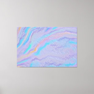 Mezmerizing Iridescent Stone Canvas Print