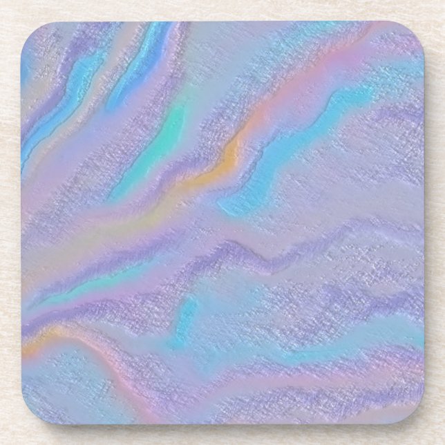 Mezmerizing Iridescent Stone Coaster (Front)