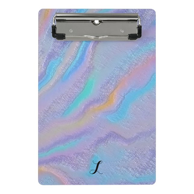 Mezmerizing Iridescent Stone Mini Clipboard (Front)